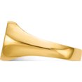 thumbnail image 3 of 14K Yellow Gold 10.5X12.0mm Closed Back Signet Ring (Size 8) Made In United States rs389, 3 of 5