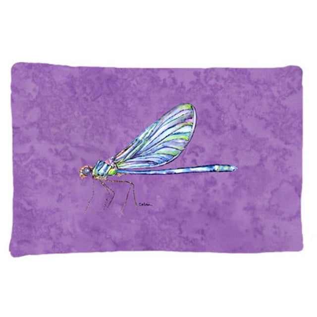 Carolines Treasures 8865PILLOWCASE Libellule sur Tissu Évacuant l'Humidité Violet