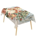 thumbnail image 6 of Duangreer Cartoon Snowman Christmas Rectangle Tablecloth, Table Cover with Waterproof Wrinkle Resistant for Party Decorations, 60 x 102 Inch, 6 of 6