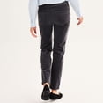 thumbnail image 2 of Women's Croft & Barrow® Corduroy Bootcut Pants Color: Vibrant Berry Size: 8 SHORT, 2 of 4