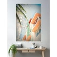 thumbnail image 2 of Art Deco Ocean Drive, Miami Beach Florida Poster Wall Art, Modern Wall Decor For Living Room Bedroom, 12x18 UNFRAMED, 2 of 3