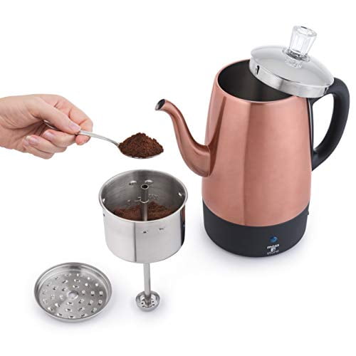 Electric perk coffee clearance pot