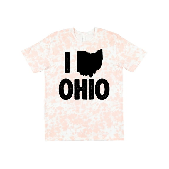 Inktastic I Love Ohio with State Silhouette T-Shirt