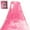 Pink, variant on PureCasa Mosquito Net Bed Canopy for Girls, Round Hoop Sheer Bed Canopies for Kid Room Bedroom, Dome Mosquito Netting Tent for 60"x71" Bed, Side Opening, Dreamy Home Decor, 26.2'x7.5', 1PC, Blue