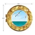 Beistle 6 Piece Cruise Ship Porthole Vinyl Plastic Peel 'N Place for ...