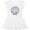 AA-White, variant on Inktastic Pre-school Grad Graduation Rainbow Girls Toddler Dress