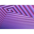 thumbnail image 1 of Ahgly Company Machine Washable Indoor Rectangle Transitional Heliotrope Purple Area Rugs, 7' x 10', 1 of 7