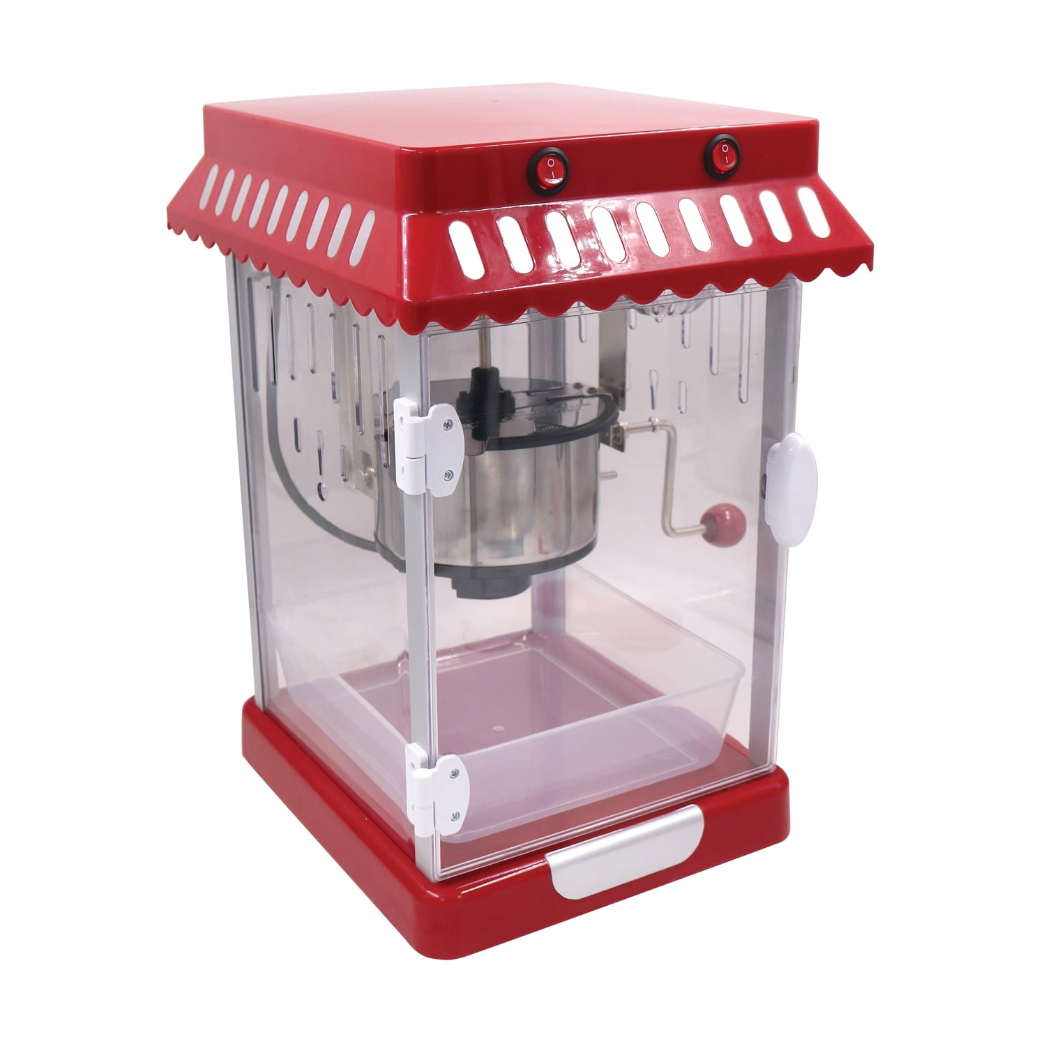 Frigidaire FRIGIDAIRE Theatre Style Popcorn Maker - Red, Tabletop Popcorn  Machine with Stainless Steel Kettle, Hot Air Cooking