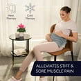 "Geniani Microwavable Heating Wrap, 8""x17"", Hot/Cold Therapy for Pain
