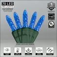 thumbnail image 2 of 70 M5 LED Blue Christmas Lights, 24 Ft Christmas Lights Blue LED Christmas Lights String Lights for Bedroom Dorm Lights Mini Lights LED String Lights, 2 of 8