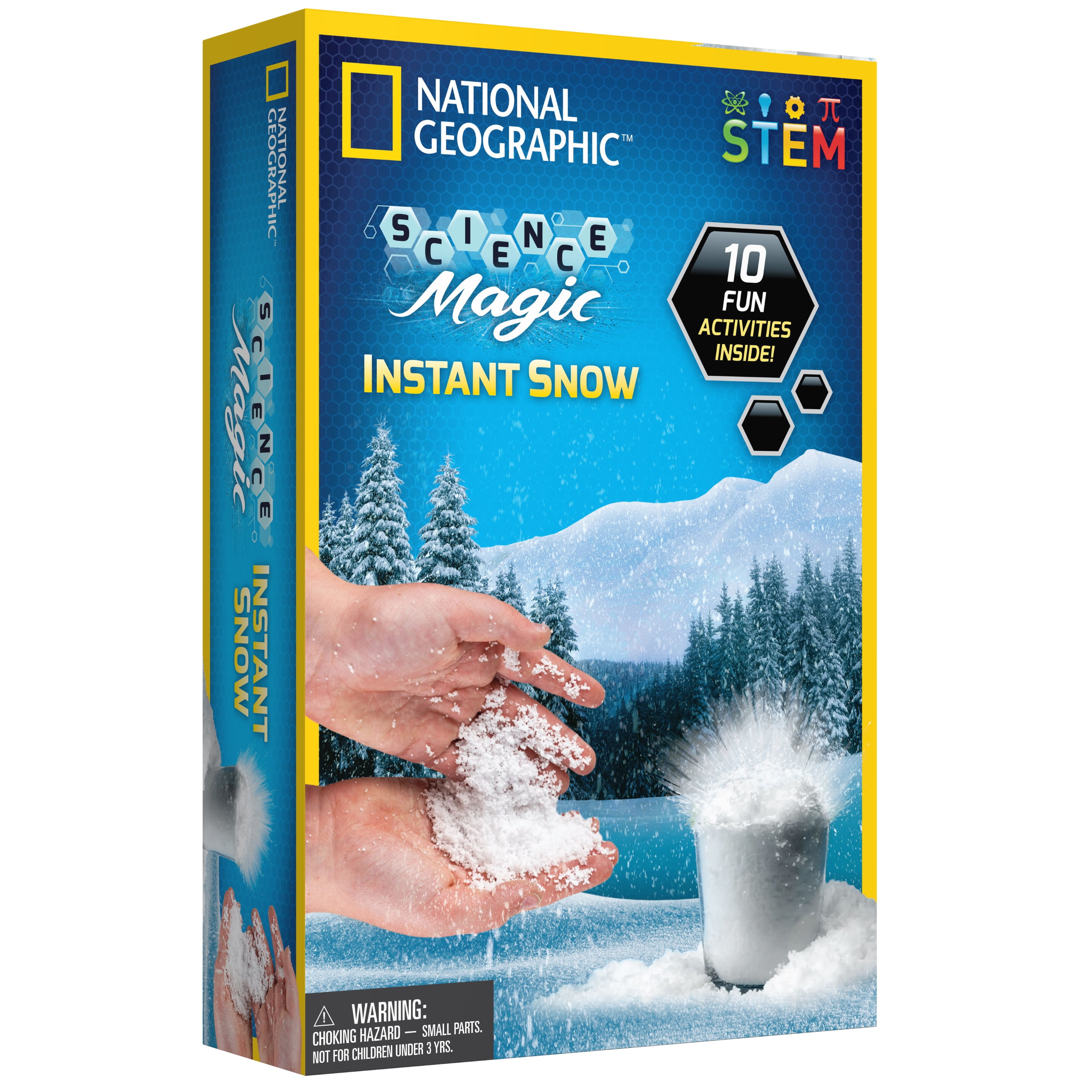National Geographic Science Magic Instant Snow Kit, STEM Toy for Kids