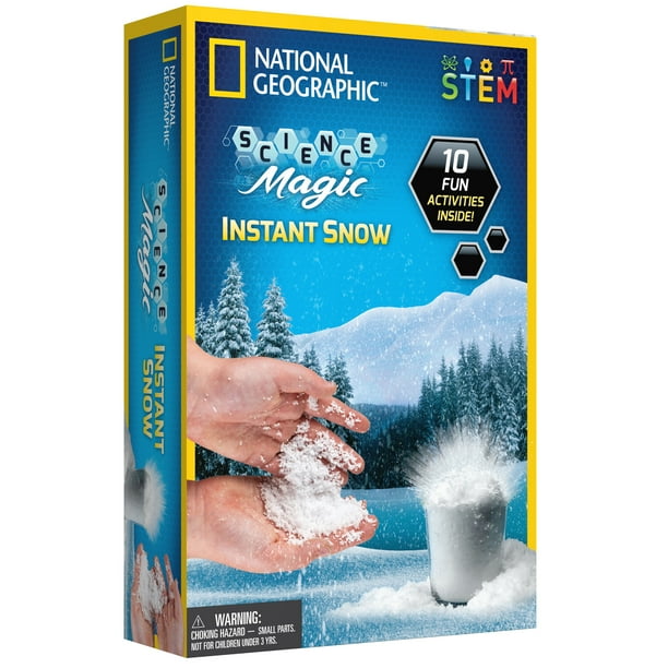 National Geographic Science Magic Instant Snow Kit, STEM Toy for Kids