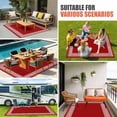 thumbnail image 4 of Dark Red Greek Key Outdoor Rug for Patio/Deck/Porch, Non-Slip Large Area Rug 5 x 8 Ft, Geometric Greece Ancient Farmhouse Geo Indoor Outdoor Rugs Washable Area Rugs, Camping Rug Carpet Runner, 4 of 8