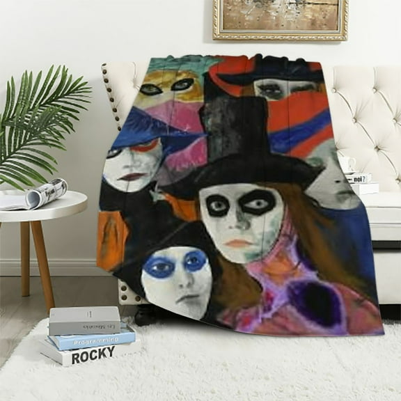 Shiartex Gorilla Tag Blanket Monkey Throw Blankets Soft Cozy Home Decorations Game Blankets and Throws Gifts for Kids Adults Men Women Game Merch Gift White