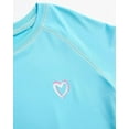 thumbnail image 6 of Pink Platinum Girls' Rash Guard - UPF 50+ Protective Quick Dry Short Sleeve Swim Shirt (4-16), 6 of 7