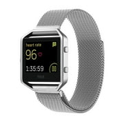 Milanese Stainless Steel Magnetic Loop Watch Band For Fitbit Blaze Watch