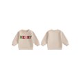 thumbnail image 3 of Mommy and Me Matching Sweatshirts Letter Embroidery Crew Neck Long Sleeve Pullover Tops Casual Streetwear, 3 of 10