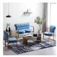 thumbnail image 4 of Nordic iron sofa combination light luxury ins wind net red clothing store beauty studio small sofa double seat My Lux Decor Round, 4 of 20