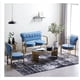 thumbnail image 4 of Nordic iron sofa combination light luxury ins wind net red clothing store beauty studio small sofa double seat My Lux Decor Round, 4 of 20