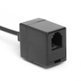 thumbnail image 2 of Adaptador de auriculares Conector estéreo TRS de 2,5 mm Macho a cable hembra RJ9 6P4C, 2 of 7