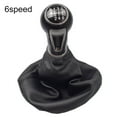 thumbnail image 3 of 6 speed Car Gear Shift Knob gear head with Leather and ABS For SEAT for IBIZA 6 speed, 3 of 8