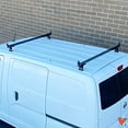 thumbnail image 1 of 2 Bar Rack System for The Transit Connect 2010-13, NV200 or Chevy City Express Black, 1 of 4