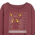 thumbnail image 3 of Pokémon - Pikachu Electric Bolt - Women's Lightweight French Terry Long Sleeve Shirt, 3 of 5