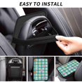 thumbnail image 6 of Bingfone Car Four-Season Universal Armrest Box Mat,Car Armrest Seat Cover Soft Leather Waterproof Armrest Cover Center Console Mat-Starfish On Checkered Background, 6 of 7
