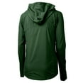 thumbnail image 3 of Women's Cutter & Buck Hunter Green Green Bay Packers Adapt Eco Knit Hybrid Recycled Full-Zip Hoodie, 3 of 3