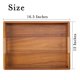 thumbnail image 2 of Bandeja Grande de Madera de Acacia ACBORN 42x30x5 cm con Asa, 2 of 6