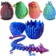 thumbnail image 1 of Qxbuhe Huevo de dragón impreso en 3D de 12 pulgadas, juguetes misteriosos de dragón de cristal, dragón articulado, decoración de escritorio para el hogar, huevos de dinosaurio sorpresa de Pascua, jugu, 1 of 5
