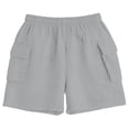 thumbnail image 5 of Beach Shorts for Women Summer Casual Lightweight Elastic Waist Wide Leg Loose Athletic Shorts with Pockets, 5 of 5