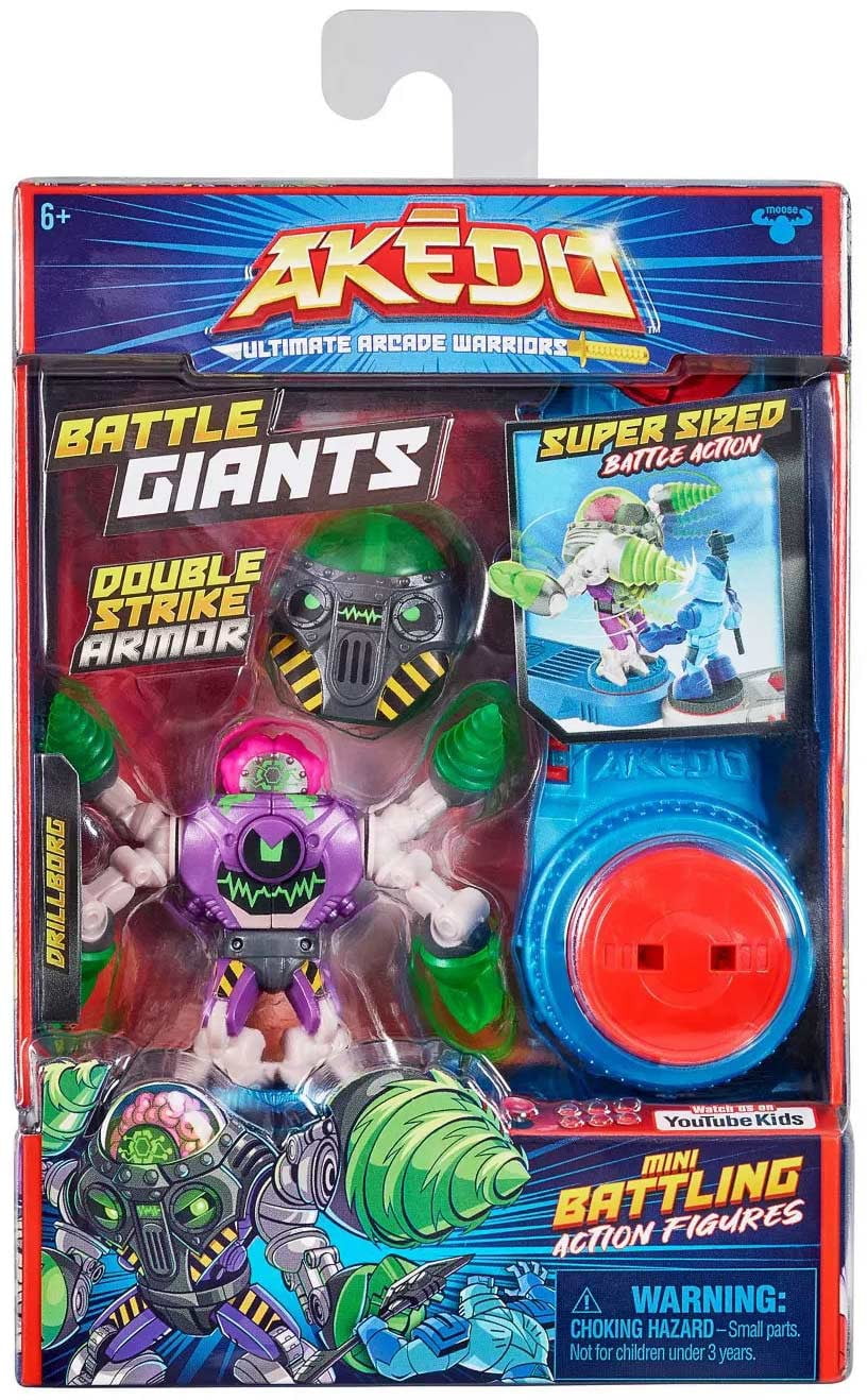 Buy Akedo - Ultimate Arcade Warriors Battle Giants Mini Battling Action Figures - Ready, Fight