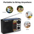thumbnail image 4 of Solar Portable FM/AM SW Radio, Bluetooth Speaker, MP3 Player, Rechargeable, Emergency LED Flashlight, Outdoor & Indoor Use, 4 of 13
