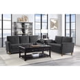 thumbnail image 7 of Lexicon Dunleith Modern Contemporary Velvet Tufted Sofa in Gray and Walnut, 7 of 7