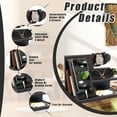 thumbnail image 3 of Docking Station for Men Desk or Nightstand Organizer Wood Phone Station Birthday Gifts for Husband, Dad Anniversary Idea from Wife Men's Desk Accessories Black, 3 of 7