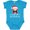 Turquoise, variant on Inktastic Babys 1st Christmas Santa Claus Boys or Girls Baby Bodysuit