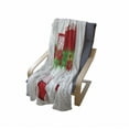 thumbnail image 4 of Christmas Soft Flannel Fleece Blanket, Stockings Hanging for Santa Mistletoe Illustration Merry Christmas for All, Cozy Plush for Indoor and Outdoor Use, 50" x 70", Red Emerald White, by Ambesonne, 4 of 6