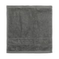 thumbnail image 3 of Aston & Arden Turkish Cotton Washcloths (8-Pack), Thick 600 GSM, 13x13 in., Ultra Soft and Plush, Solid Charcoal Grey, 3 of 5