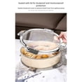 thumbnail image 6 of Multi Compartment Candy And Nut Storage Box With Clear Lid For Dust Proof Modern Design Plastic Fruit Snacks Platter, 6 of 8