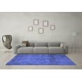 thumbnail image 3 of Ahgly Company Indoor Rectangle Abstract Blue Modern Area Rugs, 6' x 9', 3 of 4