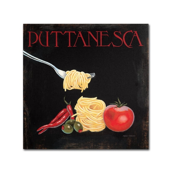 Trademark Fine Art "Italian Cuisine I" Canvas Art by Marco Fabiano