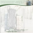 thumbnail image 2 of Uxcell Luggage Tag Loops, Luggage Straps Worm Loops Fitting For Bag Tags - Suitcase Label - ID Card Clear, 2 of 7