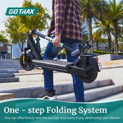GOTRAX Eclipse Ultra Peak 750W Adult Electric Scooter with 10 Pneumatic Tire Max 32mile and 48V 20mph, Foldable Escooter for Adult Black