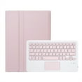 thumbnail image 4 of Touch Bluetooth Keyboard Shockproof Auto Wake / Sleep Cover with Pencil Holder for iPad 10.2 9th 2021 8th 7th Pink, 4 of 5