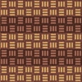 thumbnail image 1 of Ahgly Company Machine Washable Indoor Square Transitional Orange Area Rugs, 5' Square, 1 of 7
