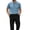 Light Blue, variant on Mens Polo Shirts Casual Relaxed Fit Button Down Polo Tee Stretch Quick Drying Soft T-Shirt Mens Everyday Wear Navy Size L