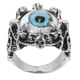 thumbnail image 3 of Anillo de mal de ojo, anillo llamativo, anillo gótico, anillo de mal de ojo, anillo de aleación de moda, joyería para los dedos para mujeres y hombres, anillo de mal de ojo de Halloween, 3 of 7
