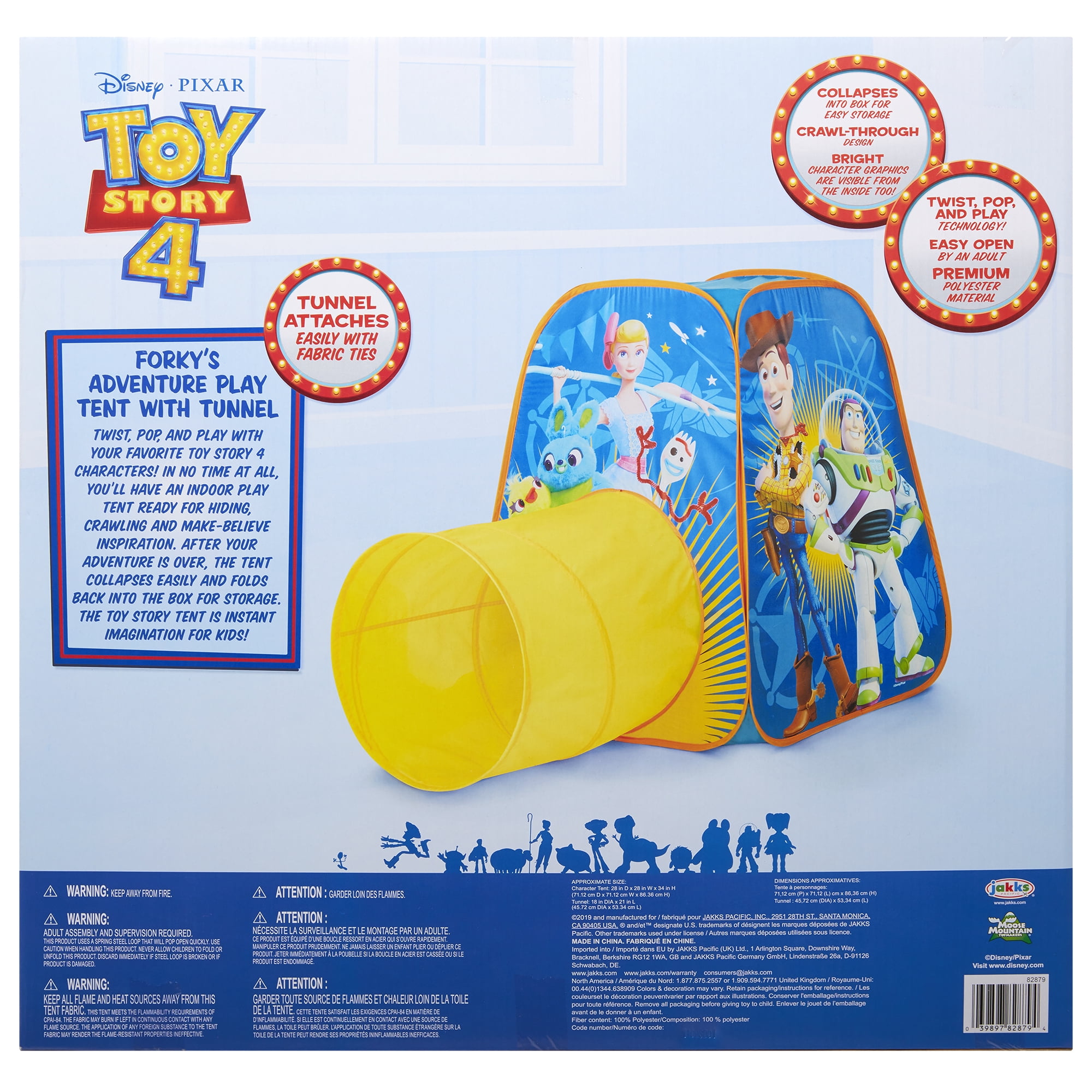 toy story tent and tunnel