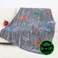 thumbnail image 1 of Manta OHOIT Camión que Brilla en la Oscuridad Regalo para Niños, 1 of 6
